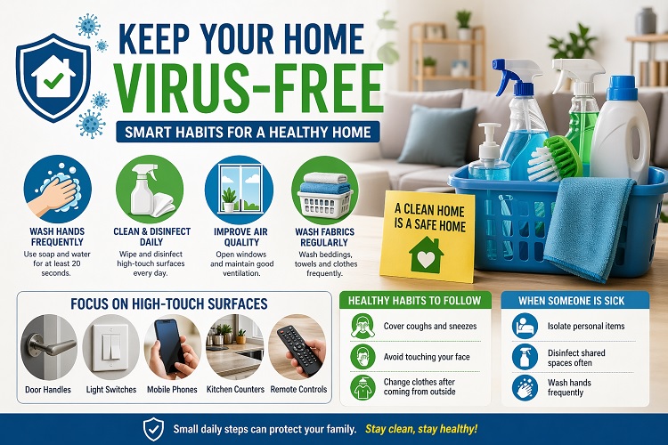 Keep Germs Away: Simple Habits for a Virus-Free Home