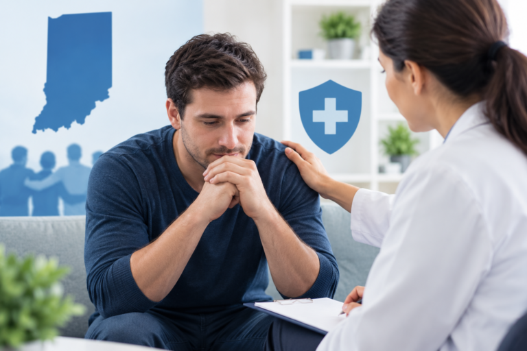 Indiana Medicaid drug rehab coverage helps patients access supportive addiction counseling and recovery treatment services.