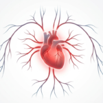 An anatomical illustration of a human heart surrounded by constricting blood vessels on a clean background, highlighting severe cocaine heart risks.