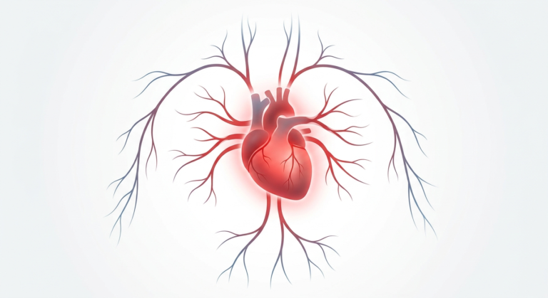 An anatomical illustration of a human heart surrounded by constricting blood vessels on a clean background, highlighting severe cocaine heart risks.